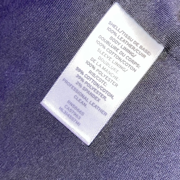 Trouvé Draped Collar Leather Jacket 🌵xs - Picture 6 of 16